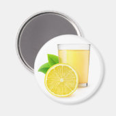 レモンジュース マグネット (正面/裏面)