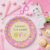 レモンスウィートワンバースデーパーティー ペーパープレート (パーティー)