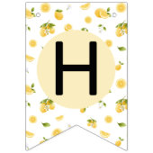 レモンスウィートワン誕生日 バンティングフラッグ (第2の旗)