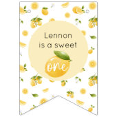 レモンスウィートワン誕生日 バンティングフラッグ (第1の旗)