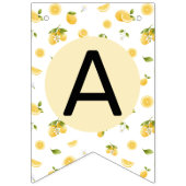 レモンスウィートワン誕生日 バンティングフラッグ (第3の旗)