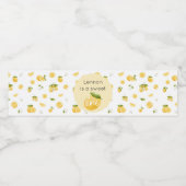 レモンスウィートワン誕生日 ペットボトルラベル (シングルラベル)