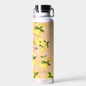レモンスクイズ結婚ズアニバーサリーピーチ ウォーターボトル (背面)