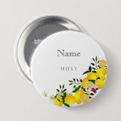 レモンスクイーズ記念日の名前 缶バッジ (正面&裏面)