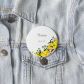 レモンスクイーズ記念日の名前 缶バッジ (インサイチュ)