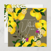 レモンスクイーズ記念日 サンキューカード (正面/裏面)