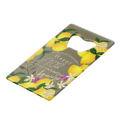 レモンスクイーズ クレジットカード栓抜き (正面アングル)