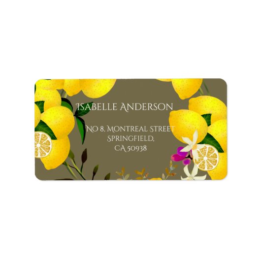 レモンスクイーズ ラベル (正面)