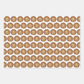 レモンスクエアブラウニーズトレイベイクッキーベイクセール ラッピングペーパーシート (正面3)