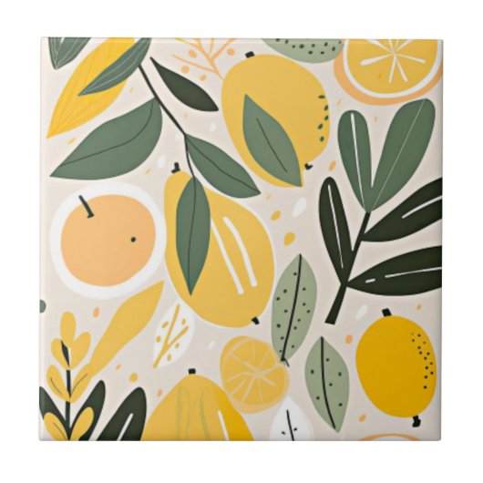 レモンスクエア タイル (正面)