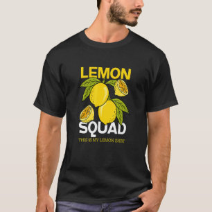 レモンスクワッドレモネードサマーフルーツジュース Tシャツ