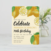 レモンスケエレガントッチ誕生日 招待状 (スタンド正面)