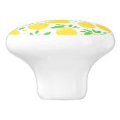 レモンスタイリッシュイエローフルーツ果樹園セラミックノブ セラミックノブ (側面)