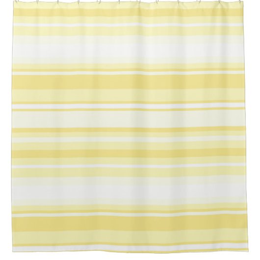 レモンストライプ類 シャワーカーテン (正面)