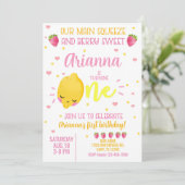 レモンストロベリーガール1st誕生日招待状。 招待状 (スタンド正面)