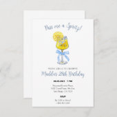 レモンスピリッツ誕生日招待状 サンキューカード (正面/裏面)