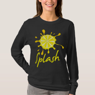 レモンスプラッシュサマーフルーツドリンクレモネード Tシャツ