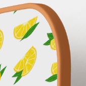 レモンスライスかわいいシトラスレディースピックボールパドル ピックルボールラケット (左詳細)