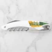 レモンスライスと葉モノグラム ソムリエナイフ (裏面)