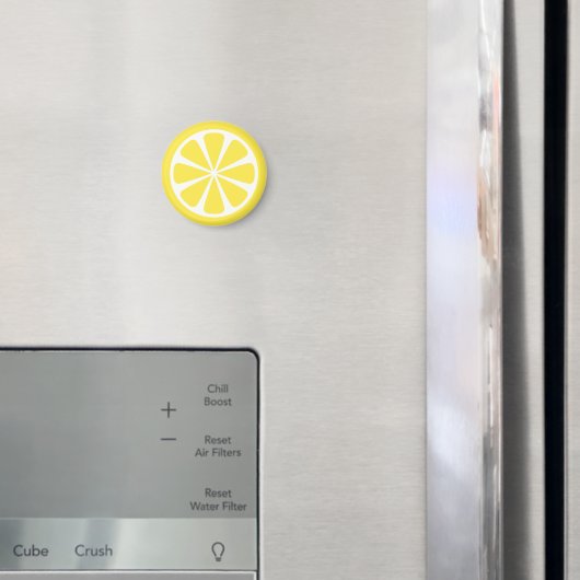 レモンスライスイエローサマーフルーツマグネット マグネット (インサイチュ (冷蔵庫))