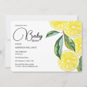 レモンスライスウォーターカラーイラストレーション シーズンカード (正面)