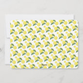 レモンスライスウォーターカラーイラストレーション シーズンカード (裏面)