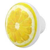 レモンスライスジオメトリデザインフルーツ セラミックノブ (右)