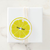 レモンスライスデザイン優先カードメッセージカード フェイバータグ (インサイチュ)