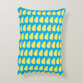 レモンスライスパターン アクセントクッション (裏面(縦))