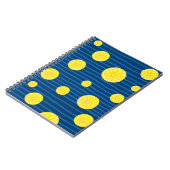 レモンスライスパターン ノートブック (左側)