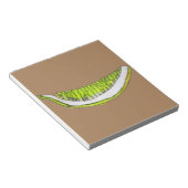 レモンスライスフルーツ水彩イラストレーション ノートパッド (アングル)