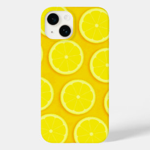 レモンスライス明るい黄色のグラフィック Case-Mate iPhone 14ケース