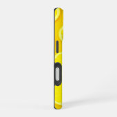 レモンスライス明るい黄色の名前iphone case iPhone 16ケース (右側面)