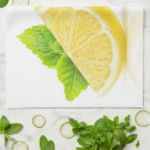 レモンスライス キッチンタオル (折り畳み)