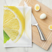 レモンスライス キッチンタオル (四つ折り)