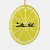 レモンスライス セラミックオーナメント (右)