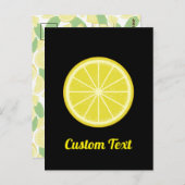 レモンスライス ポストカード (正面/裏面)