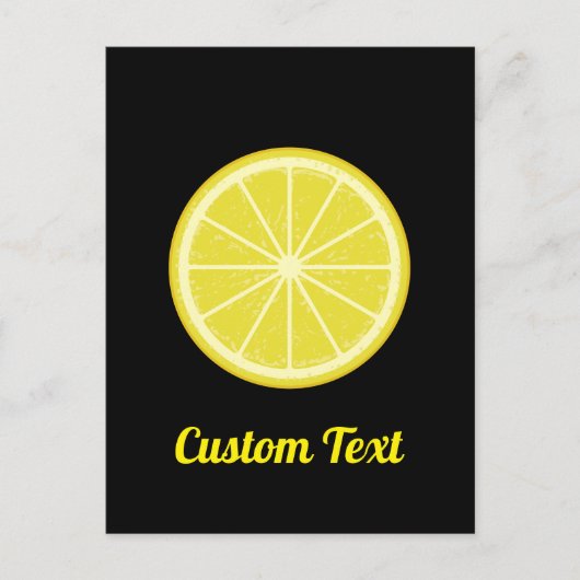 レモンスライス ポストカード (正面)