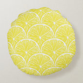 レモンスライス ラウンドクッション (裏面)
