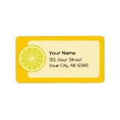 レモンスライス ラベル (正面)