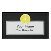 レモンスライス 名札 (正面)