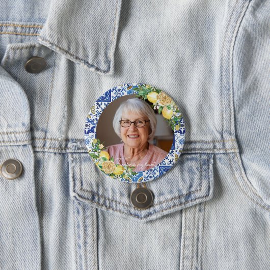 レモンズイエローフローラ写真追悼記念 缶バッジ (インサイチュ)