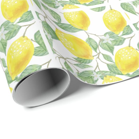 レモンズオンつる植物デザイン ラッピングペーパー (ロールコーナー)