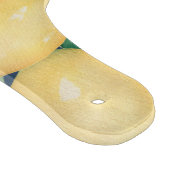 レモンズオンネイビーブルーパーソナライズされたグラス カッティングボード (角)