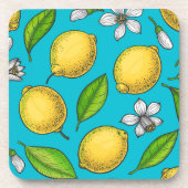 レモンズオンブルー コースター (正面)