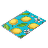 レモンズオンブルー ノートブック (左側)