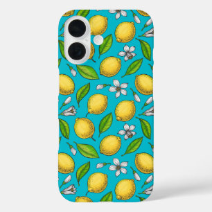 レモンズオンブルー iPhone 16ケース