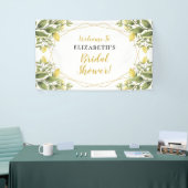 レモンズグリーンリーブライダルシャワー 横断幕 (トレードショー)