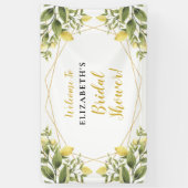 レモンズグリーンリーブライダルシャワー 横断幕 (縦)