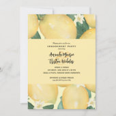 レモンズグリーンリー婚約パーティ 招待状 (正面)